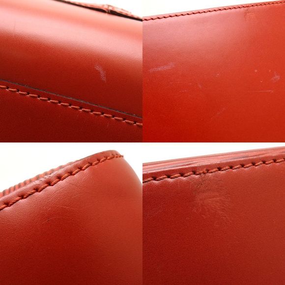 Louis Vuitton Epi Sablon Castilian Red Handbag - Picture 5 of 8